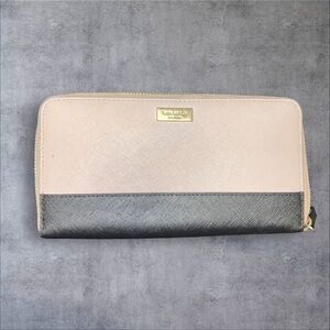 Kate Spade Cream and‎ Gray Wallet